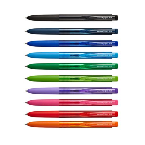 Uni-ball Signo UMN155-38 Ballpoint Pen RT1, 0.38 mm,10 colors pack