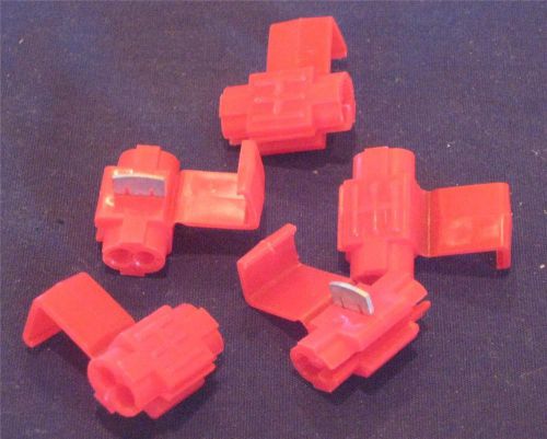 905-BOX FEMALE CRIMP TERMINALS 1DC CONNECTOR RED ( Qty 25 ) *** NEW ***