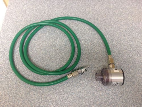 Oxygen flow meter 0 - 15 lpm with hose and quick connect for sale