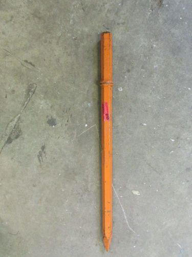 Brunner &amp; lay 24&#034; moil point 1-1/4 x 6 hex shank paving breaker tool a41024 for sale