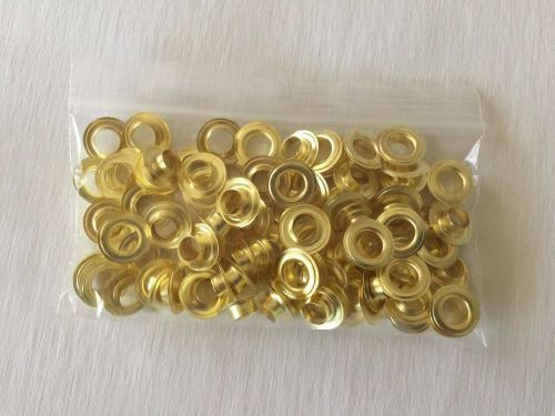 200 # 1 ( 5/16 ) 200 solid brass self piercing grommets &amp; washers for sale