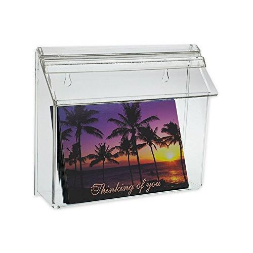 Source One Wall Mount Postcard Holder Outdoor Style Brochure Holder New