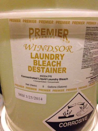 Premier WIndsor Laundry Bleach Destainer, 5 gallons