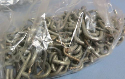 two pounds of peg board hooks nickel plated