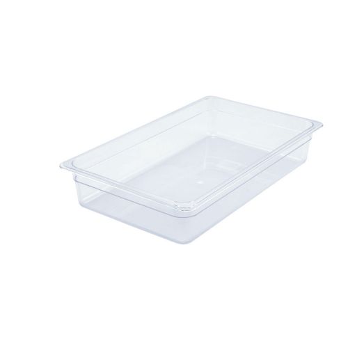Winco SP7104, 4-Inch Deep Full-Size Polycarbonate Food Pan, NSF