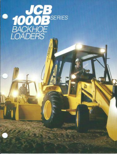 Equipment Brochure - JCB - 1000B series - Backhoe Loader - c1986 (E3122)