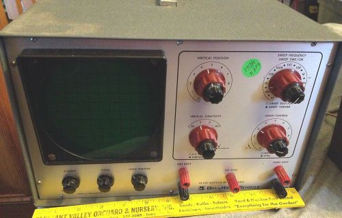 Vintage Bell &amp; Howell Schools Oscilloscope - Model 34 w/ 6 Manuals, Parts/Repair
