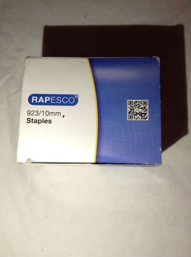 RAPESCO 923/10mm Hard Wire Galvanised Staples S92310Z3 Brand New with Box (E9)