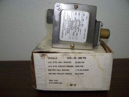 E1H-H500-Q41 Barksdale pressure switch 25-500 psi
