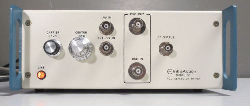 IntraAction DE-80MN VCO Deflector Driver RF 80Mhz Center Frequency w/40Mhz Range