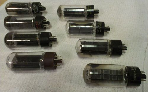 Tung-Sol &amp; Sylvania black plate 5U4 vacuum tubes (8), tested (#2)