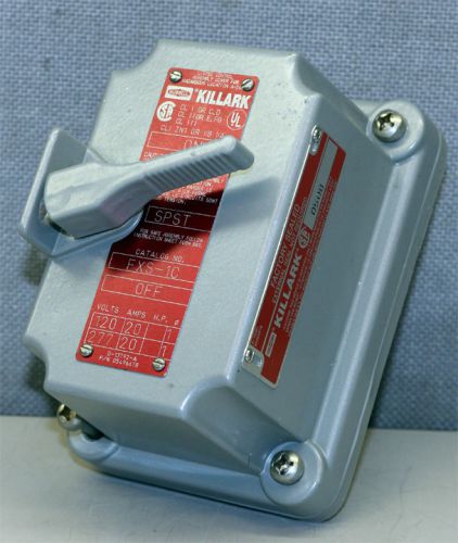 Hubbell Killark FXS-1C Tumbler Switch and Ground Fault Interrupter