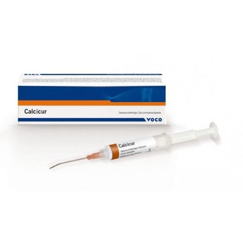 Voco Calcicur Syringe calcium hydroxide Water Based Syringe 2.5 gms.