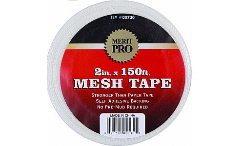 2&#034; x 150&#039; white self adhesive mesh tape- merit pro- 54 rolls $152.00 for sale
