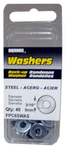 FPC Surebonder 40pk Steel Washer, 3/16&#034; Diameter FPC6SWAS