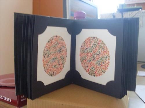 14 PLATE ISHIHARA TESTS BOOK - FOR COLOR BLINDNESS TESTING
