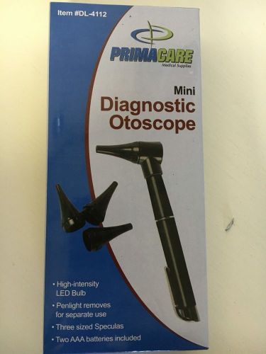 Primacare Dl-4112 Mini Diagnostic Otoscope Led, Black