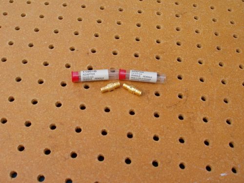 2 SET PAIR of AGILENT 11901B ADAPTERS 2.4mm - 3.5mm FEMALE to FEMALE USA MADE