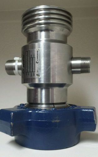 Cameron NUFLO S/S Liquid Turbine Flowmeter P/N 9A-100009371 2&#034; WECO 1502 15k PSI
