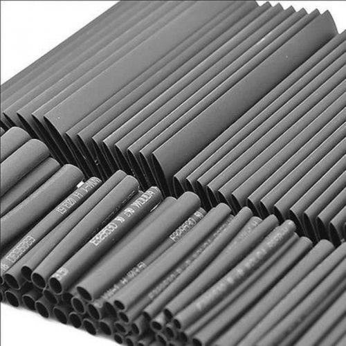 127pc heat shrink assortment tubing kit pack black wire wrap insulation sleevitj for sale
