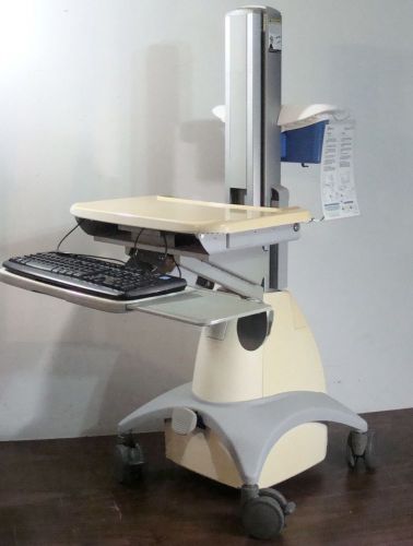 Ergotron styleview medical emr healthcare laptop notebook pc computer cart for sale