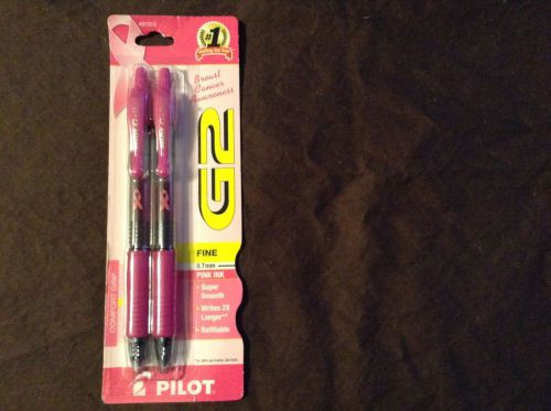 Pilot G2 Breast Cancer Pink Pens 2 pk and Pentel Mechanical Pencil 2 pk