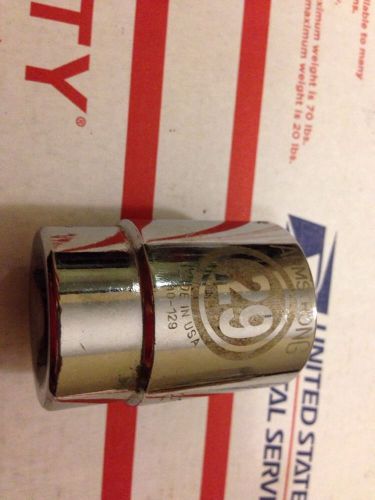 Armstrong Professional 40- 129 29 Mm Socket, 3/4&#034; Drive, 12 Pt, Metric