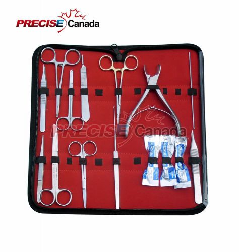 42 pc us military minor student kit surgery instruments for sale