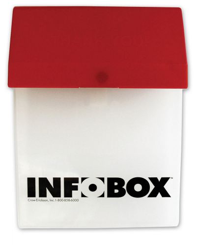 Infobox outdoor brochure box real estate literature flyer document holder for sale