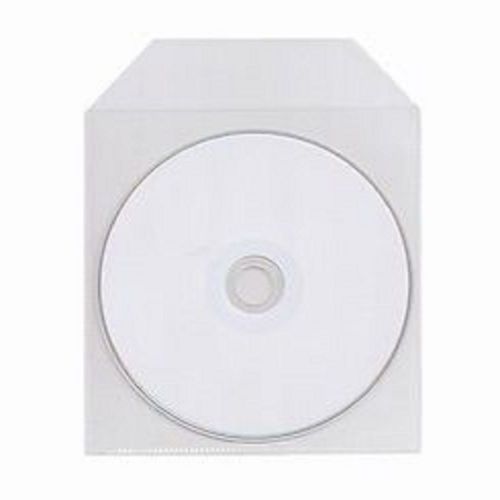 500 Pack CPP Clear Plastic Bag Sleeve Fit CD DVD