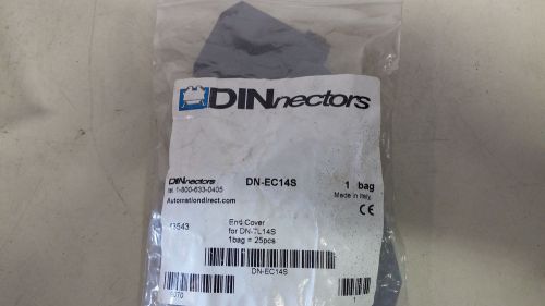 DINNECTORS DN-EC14S NEW IN PACK ONLY 23 PCS END COVER FOR DN-TL14S #B43
