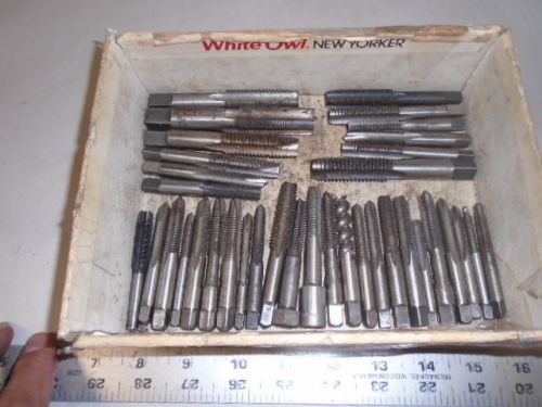 Machinist tools lathe mill machinist lot of tap s for threading taps for sale