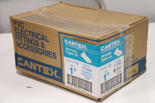 New Quantity of 10 Cantex Access Conduit LR Body 5133652 NIB 1&#034; Hub Size PVC NOS
