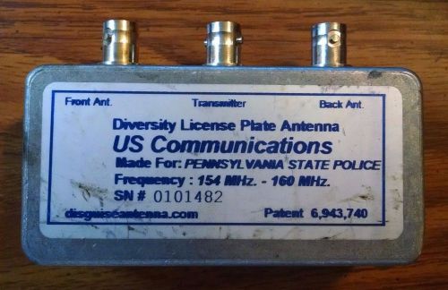 Diversity Disguised Antenna RF Combiner Dual VHF Transmit Receive 154-160 MHz
