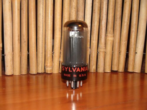 Vintage Sylvania 6v6GT 6v6 Smoked Strong Radio Tube #5584 115 18
