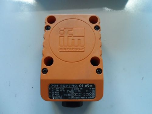 IFM EFECTOR IC0003 ICE2040-FBOA inductive proximity switch