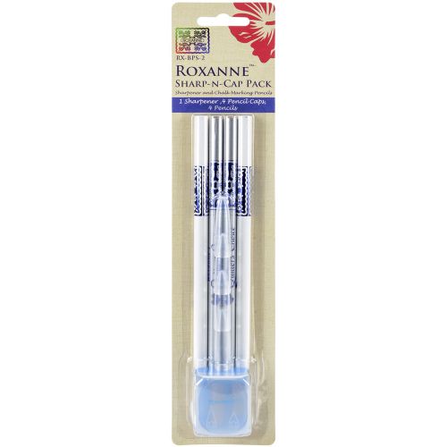 Sharp-N-Cap Pencil Sharpener, 4 Pencil Caps &amp; 4 Pencils-2 Each - W 091955061147