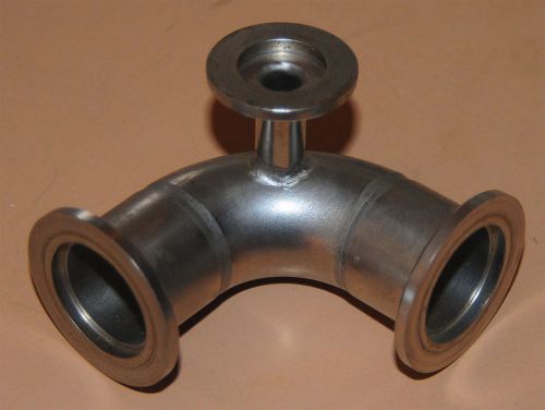NW-25 Elbow with NW-25 Port -Vacuum