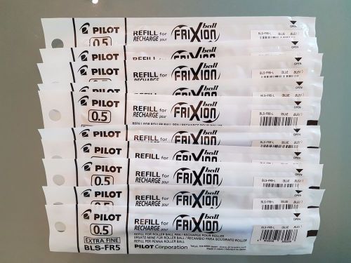 Pilot FriXion 0.5mm Roller ball pen refill (10 blue)