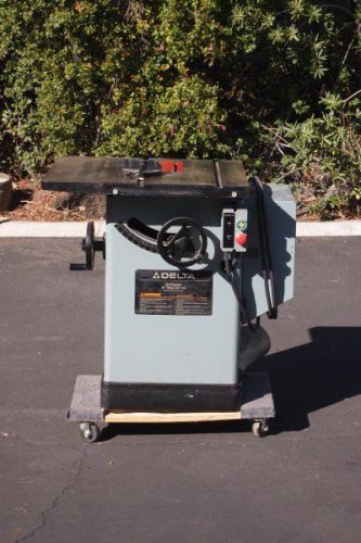 1996 delta 10&#034; right tilt cabinet saw - model 36-812 (woodworking machinery) for sale