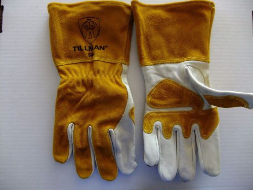 Tillman 50 top grain split cowhide fleece lined mig welding gloves(2)pairs large for sale
