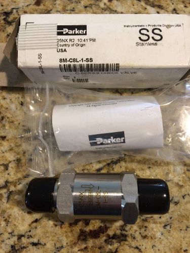 Parker Series C Stainless Steel Check Valve  8M-C8L-1-SS : Water, Air, Gas, Manu