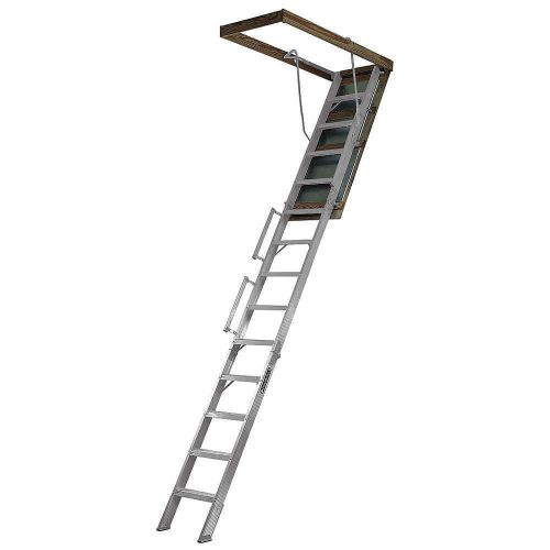 Louisville al258p; attic ladder, aluminum 350 lb. load capacity; (ladder) for sale