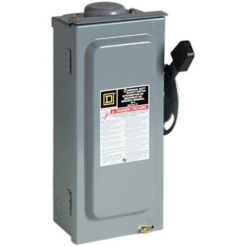 Square D by Schneider Electric D222NRBCP 60-Amp 240-Volt Two-Pole Outdoor