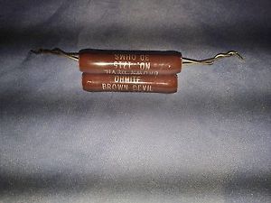 Pair of Vintage Ohmite Brown Devil Resistors #1715 - 30 ohms - VGC