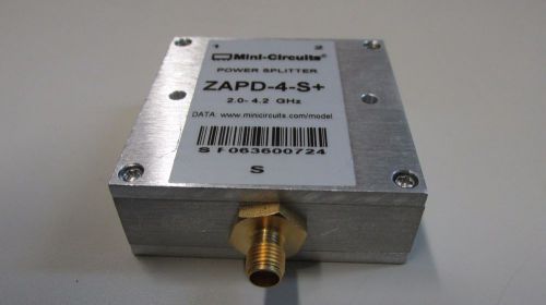 MiniCircuits ZAPD-4-S+ Power Splitter/Combiner 2.0-4.2 GHz SMA Connector