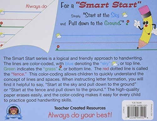 Teacher Created Resources Smart Start 1-2 Story Paper: 100 sheets