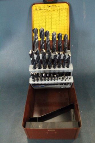 28/29 Pc Lawson Regency Mechanics Length Drill Bits Set with metal case