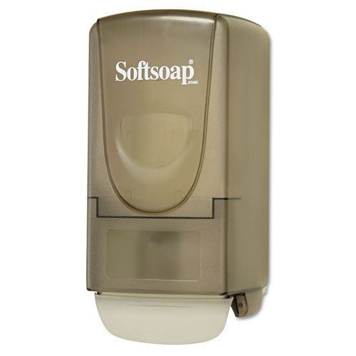 Plastic liquid soap dispenser, 800ml, 5 1/4w x 3 7/8d x 10h, smoke for sale