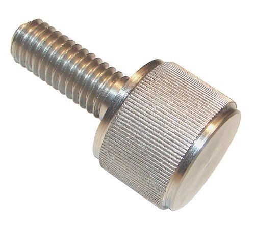 300 series stainless steel thumb screw, plain finish, knurled head, oversized for sale